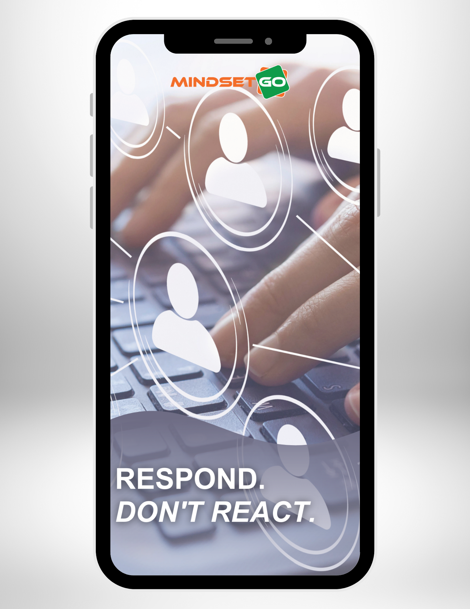 Phone Wallpaper – Respond. Don’t React. 3